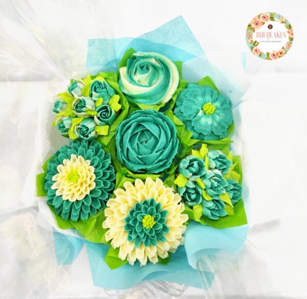 Bouqcakes turquesa