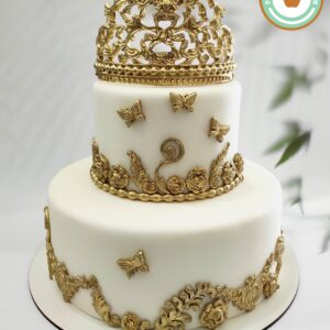 Corona princesa dorada